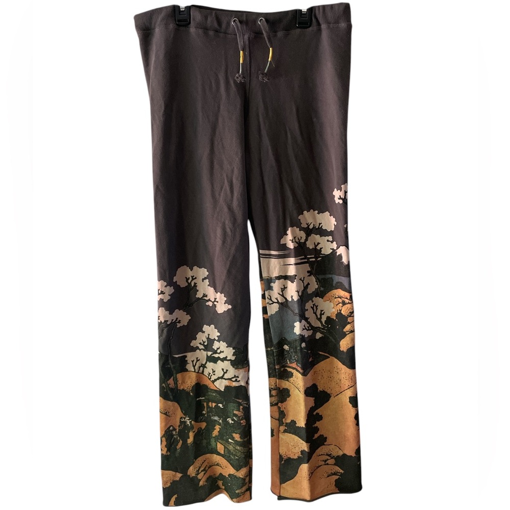 WE Japanese-Inspired Landscape print Lounge/sweat pants